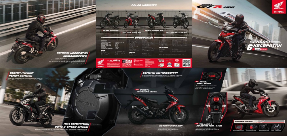 Brosur Honda Supra GTR 150