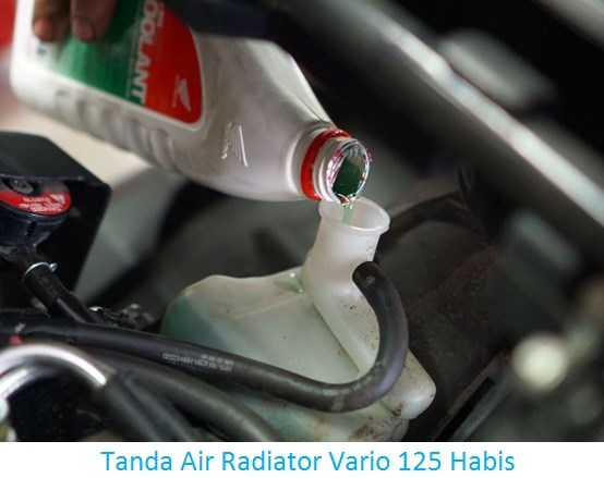Tanda Air Radiator Vario 125 Habis