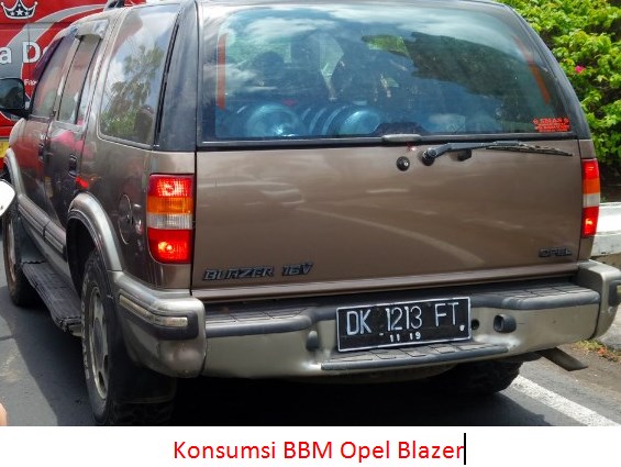 Konsumsi BBM Opel Blazer