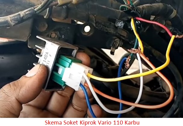 Skema Soket Kiprok Vario 110 Karbu